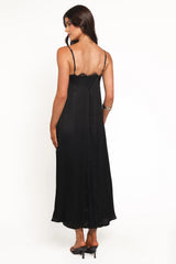 Halsey Midi Dress - Black