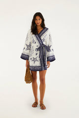 Off-White Coast Scarf  Mini Dress