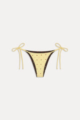 Mackenzie Reversible Bikini Bottom - Honey Bug