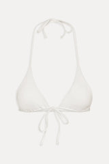 Paradise Halter Bikini Top - Optic White