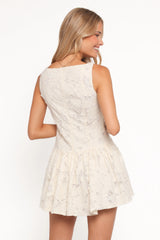 Briar Lace Mini Dress - Cream