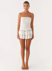 Kimia Mini Dress - White