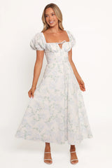 Beati Midi Dress - Blue
