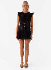 Beside Me Mini Dress - Black
