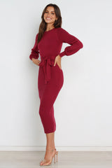 Helena Dress - Wine