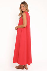Laurita Maxi Dress - Red
