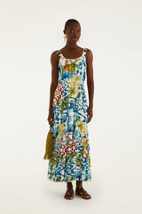 Rio Beach Off-White Maxi Dress