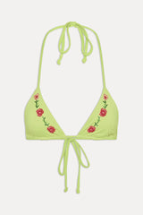 Nick Skimpy Triangle Bikini Top - Lily Pad