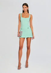 Loulou Metallic Rib Knit Dress