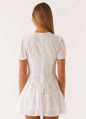 Sweetness Mini Dress - White