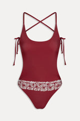 La Plage One Piece Swimsuit - Postcard From Paradise