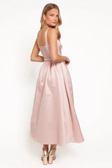 Augustine Midi Dress - Dusty Pink