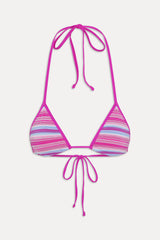 Nick Triangle Halter Bikini Top - Confetti Cake