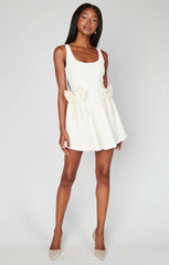 Ricci Skort Dress ~ White Velvet