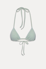 Nick Triangle Halter Bikini Top - Minty