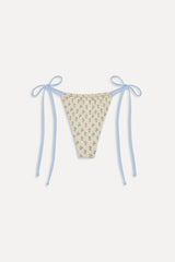 Tia Skimpy String Bikini Bottom - Spring Dreaming