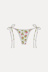 Mackenzie Beaded Cheeky Bikini Bottom - Cherry Picked