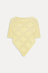 Sophie Crochet Poncho - Whipped Butter