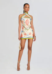 Cable Silk Mini Dress