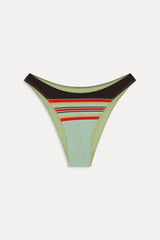 Dove Striped Bikini Bottom - Desert Dusk