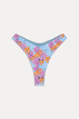 Full Moon Floral Micro Bikini Bottom - Color Me