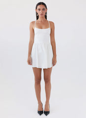 Tesoro Mio Mini Dress - White