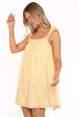 Helia Mini Dress - Mango Stripe