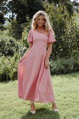 Franca Midi Dress - Pink