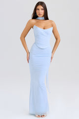 bluebell strapless corset with neck scarf