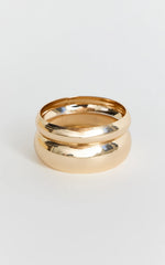 Paris Bangle - Multipack Bangle Set in Gold