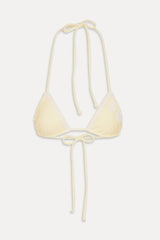 Nick Terry Triangle Bikini Top - Lemon