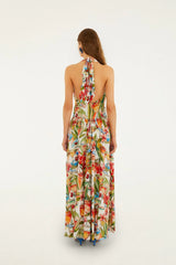 Off-White Cocktail Maxi Dress