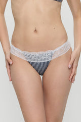 Lea Cheeky Cotton Bikini Bottom - Midnight Wishes