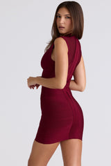 ruby bandage mini dress