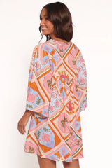 Zanna Mini Dress - Multi Tile