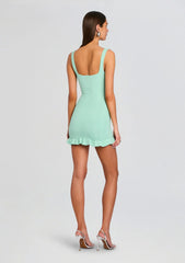 Loulou Metallic Rib Knit Dress