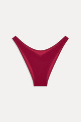 Harper Cheeky Bikini Bottom - Vino