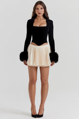 black velvet corset